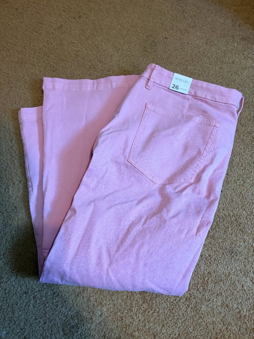 Lane Bryant Women's Pink Trouser Dress Pants Size 26 NWT Plus Size